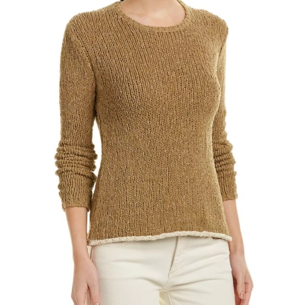 James perse crew linen blend sweater